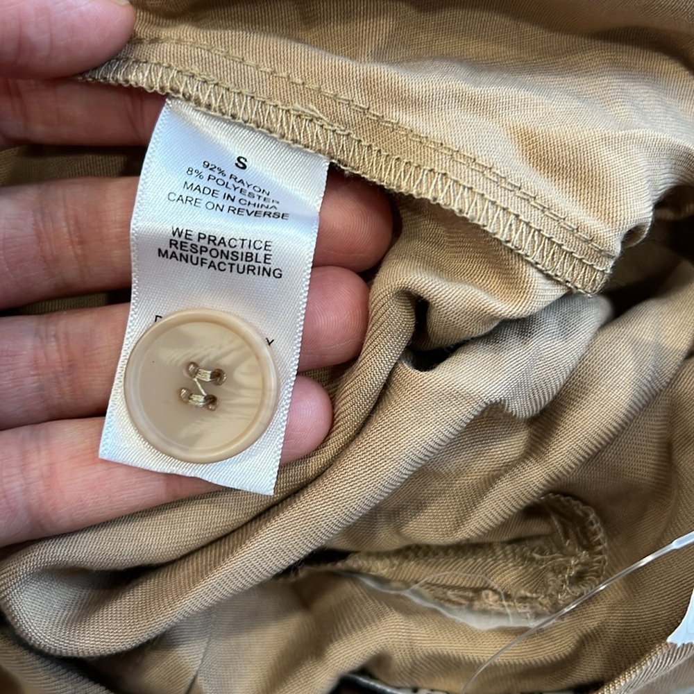 NONchalant Label Fabi Wide Leg Pant in Camel - Picture 8 of 9